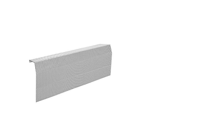Premium Tall Slip-On Baseboard Steel Heater Cover
