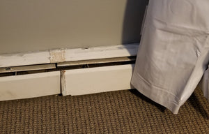 How to Fix Rusting Baseboard Heater Covers in the Bathroom (Without Replacing the Whole Unit)