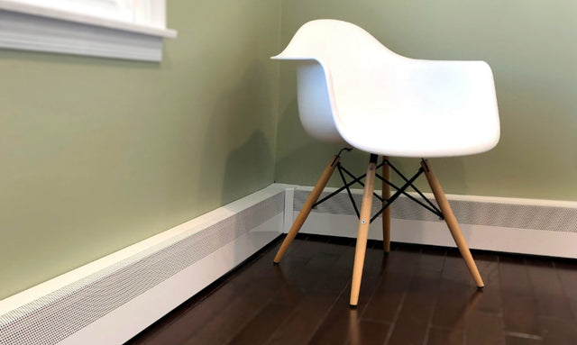 Basic Slip-On Baseboard Steel Heater Cover