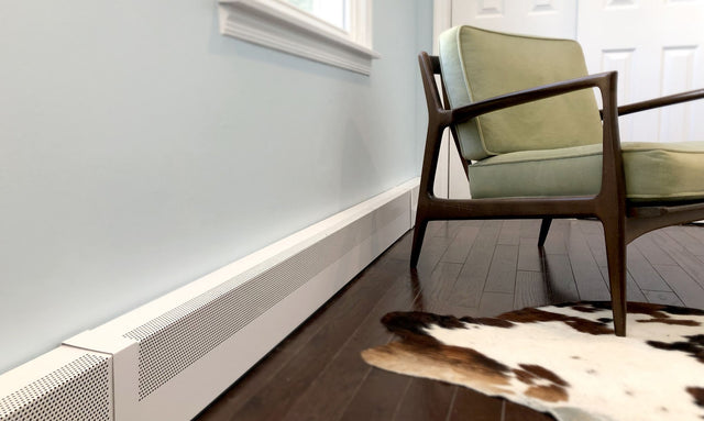 Basic Slip-On Baseboard Steel Heater Cover