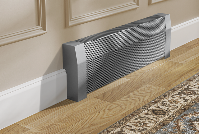 Premium Tall Slip-On Baseboard Steel Heater Cover