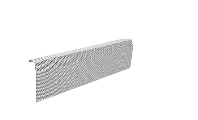 Premium Tall Slip-On Baseboard Steel Heater Cover