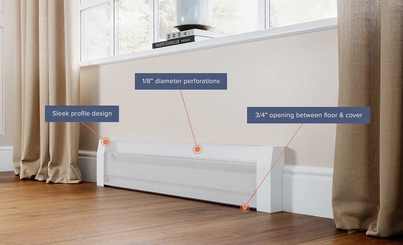 EF Model Baseboard Heater Cover